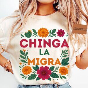 Chinga La Migra Shirt, Anti ICE Tee, Abolish ICE Shirt, Anti Deportations Shirt